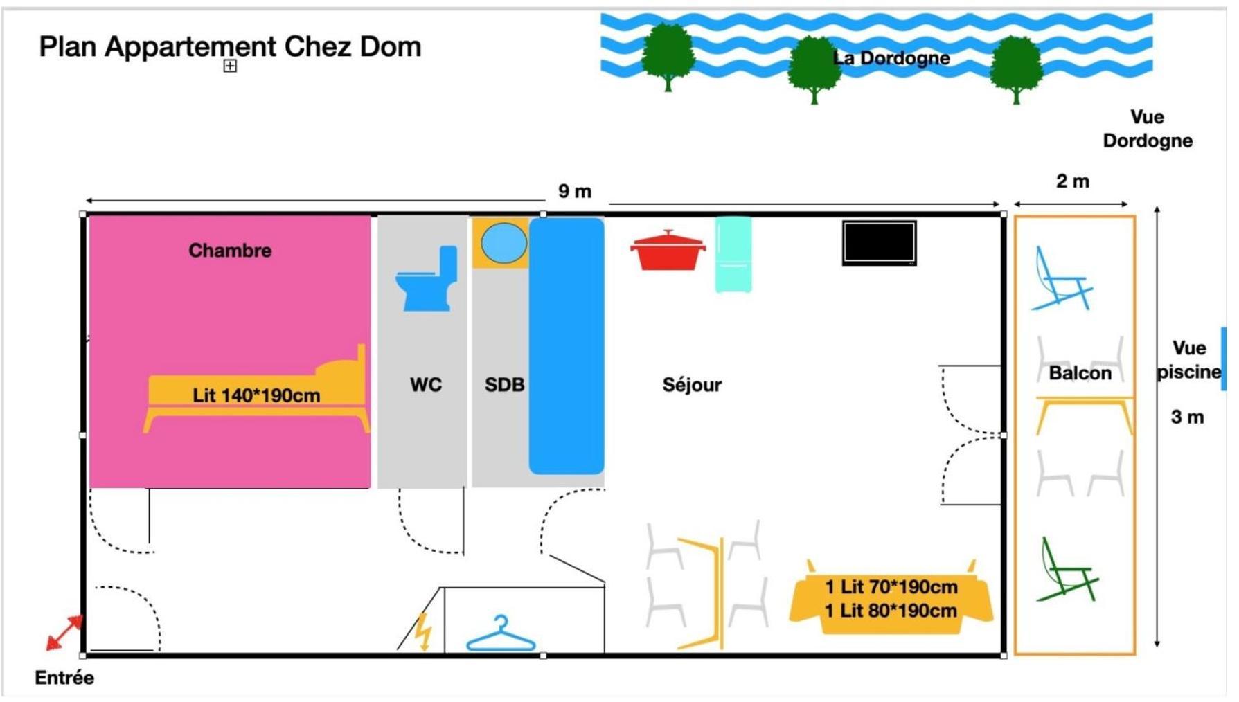 *A Setting Between Dordogne And Swimming Pool* Apartment Argentat Ngoại thất bức ảnh